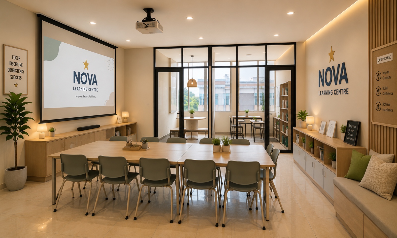 Main classroom NOVA Learning Centre