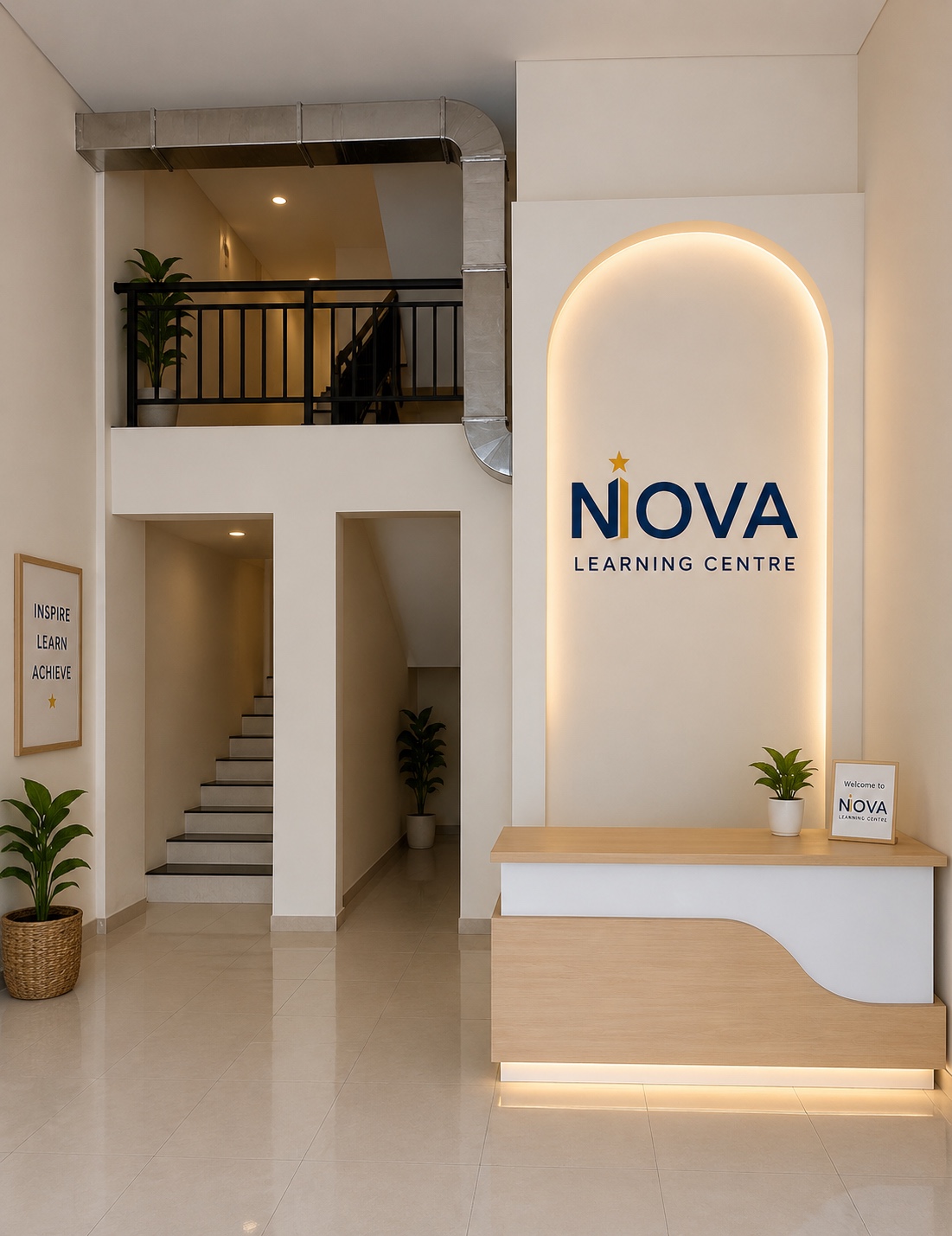 Reception area NOVA Learning Centre
